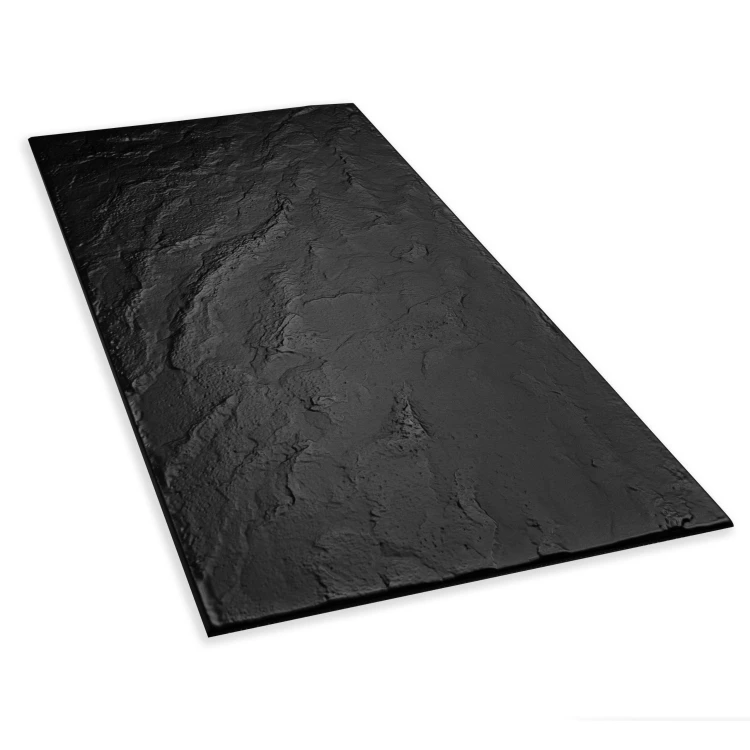 Panel Dekoracyjny 3D Ścienny Czarny Beton Loft 100x50 XPS Styropian boczne.png