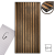 Panel Ścienny Sufitowy LAMEL Czarny Złoto 100 cm x 50 cm.png