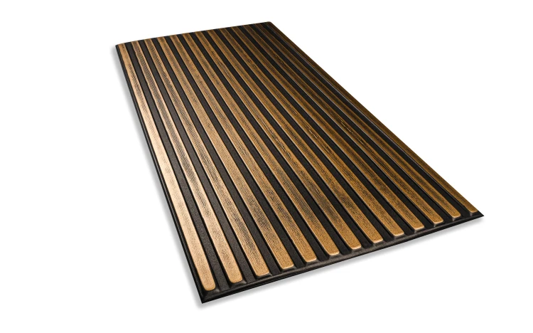 Panel Ścienny Sufitowy LAMEL Czarny Złoto 100 cm x 50 cm