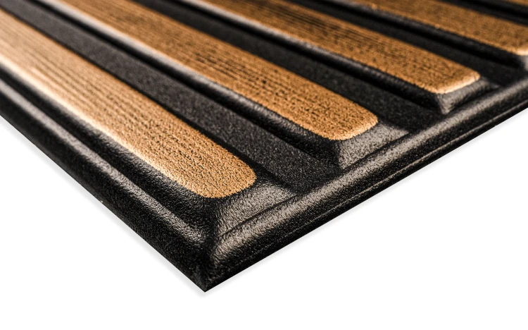 Panel Ścienny Sufitowy LAMEL Czarny Złoto 100 cm x 50 cm