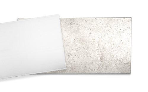 Panel Ścienny 100 cm x 50 cm Imitacja Betonu Taupe Beżowo Szary