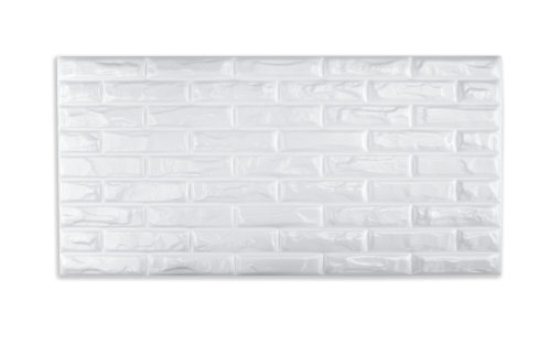 Panel Dekoracyjny Dekorwall Imitacja Cegły 100x50 cm - Biały.png