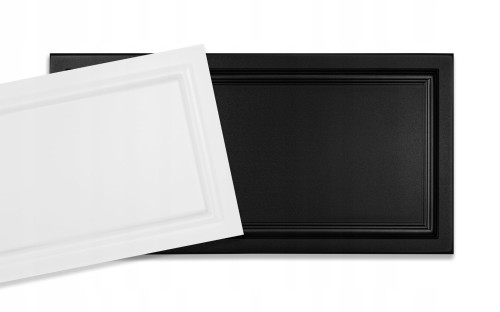 Panel Ścienny Sufitowy Czarny XPS 100x50 Dekoracyjny Mat Sztukateria 3D