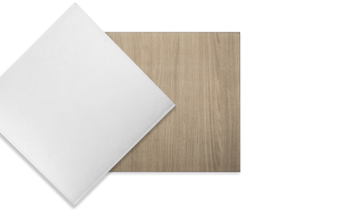 Panel Ścienny Sufitowy Gładki Drewnopodobny XPS Jasny Brąz Dąb 50x50 cm